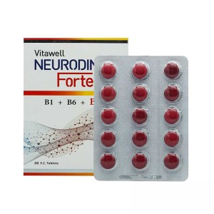 قرص نورودینون فورت ویتاول | حاوی ب1، ب6 و ب12 برای سیستم عصبی و انرژی