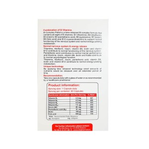 کپسول ب کمپلکس ویواتون 60 عددی | افزایش انرژی و تقویت سیستم عصبی