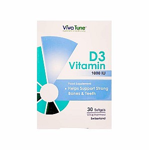 سافت ژل ویتامین د3 1000 ویواتیون | تامین ویتامین د3 مورد نیاز بدن
