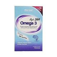 سافت ژل امگا 3 دی اچ ای بالا ویواتیون 30 عددی | کمک به سلامت مغز