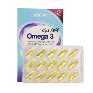 سافت ژل امگا 3 دی اچ ای بالا ویواتیون 30 عددی | کمک به سلامت مغز