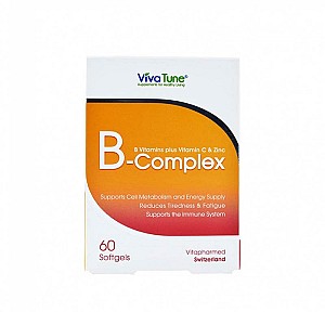 سافت ژل ب کمپلکس ویواتیون 60 عددی | کمک به تامین ویتامین های گروه ب