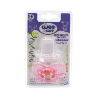 پستانک ارتودنسی طرح پروانه 0 تا 6 ماه | با درپوش مخصوص، شماره 1 کد P127