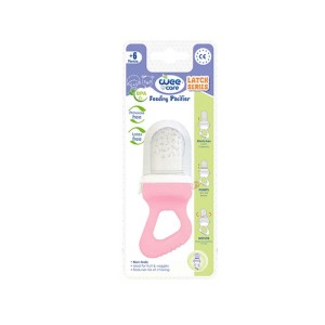 پستانک غذاخوری سیلیکونی وی کر مدل U208 | با سری قابل انعطاف و مناسب برای کودکان بیشتر از ۶ ماه