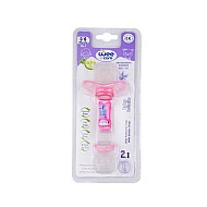 پستانک سیلیکونی زنجیردار وی کر مدل P110 | با طراحی خاص برای عبور جریان هوا برای کودکان از بدو تولد