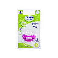 پستانک تمام سیلیکونی وی کر مدل P113/1 | پستانک ارتودنسی دو کاره مناسب از بدو تولد 