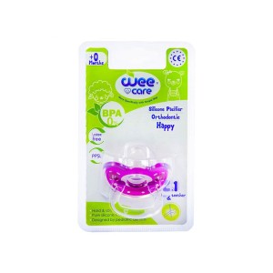 پستانک تمام سیلیکونی وی کر مدل P113/1 | پستانک ارتودنسی دو کاره مناسب از بدو تولد 