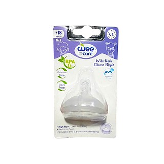 سر شیشه دهانه عریض وی کر +18 ماه