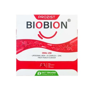 ویال خوراکی بایوبیون زیست تخمیر | ویال آهن زینک و ب کمپلکس