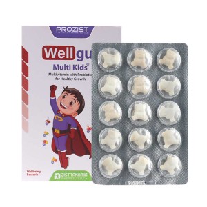 قرص جویدنی ول گات مولتی کیدز زیست تخمیر | پروبیوتیک به همراه مولتی ویتامین برای رشد