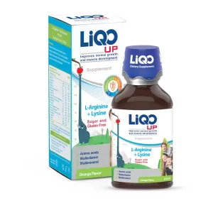 شربت لیکو آپ ابیان فارمد | مولتی ویتامین مینرال با آرژنین برای رشد کودکان