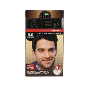 کیت رنگ مو مردانه گپ پرفکت شماره 5 - قهوه ای روشن | پوشش کامل و فوری در 5 دقیقه