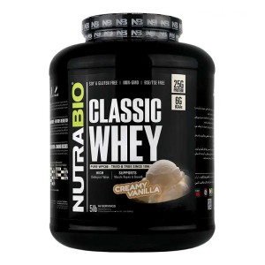 پروتئین وی کلاسیک نوترابایو 2268 گرم | کمک به رشد و بازسازی عضلات