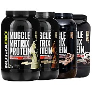 پروتئین ماسل ماتریکس نوترابایو 907 گرم | حاوی پروتئین ترکیبی ایزوله و کازئین