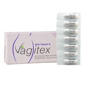 شیاف واژینال واژیتکس سبز دارو | ضد زگیل و عفونت تناسلی بانوان با ویتامین ای