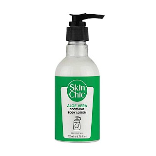 لوسیون بدن آلوئه ورا اسیکن شیک مناسب پوست حساس، مرطوب کننده و نرم کننده با جذب سریع برای مراقبت روزانه پوست