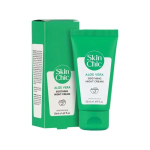 کرم مرطوب کننده شب آلوئه ورا اسکین شیک | برای پوست های حساس