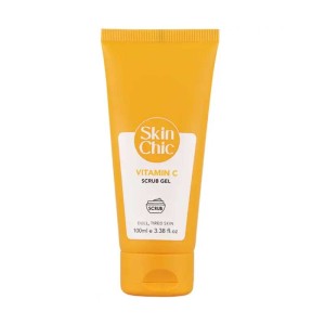 ژل اسکراب بدن ویتامین سی اسکین شیک | روشن کننده و پاک کننده پوست بدن