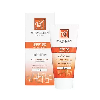 کرم ضد آفتاب مای  spf60 بدون رنگ  مناسب پوست نرمال تا خشک