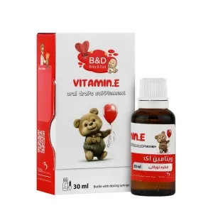 قطره ویتامین E بیبی اند دد 30 میل | تامین ویتامین ای مورد نیاز بدن