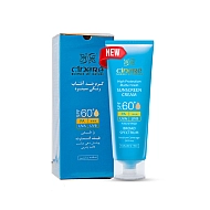 کرم ضد آفتاب رنگی spf60 سینره فاقد چربی در دو رنگ بژ طبیعی و روشن
