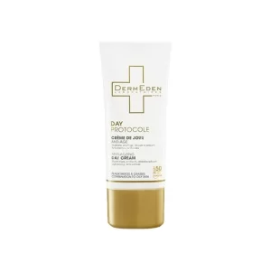 کرم روز پوست چرب SPF50 دی پروتوکل درمدن |  ضد چروک و ضد لک
