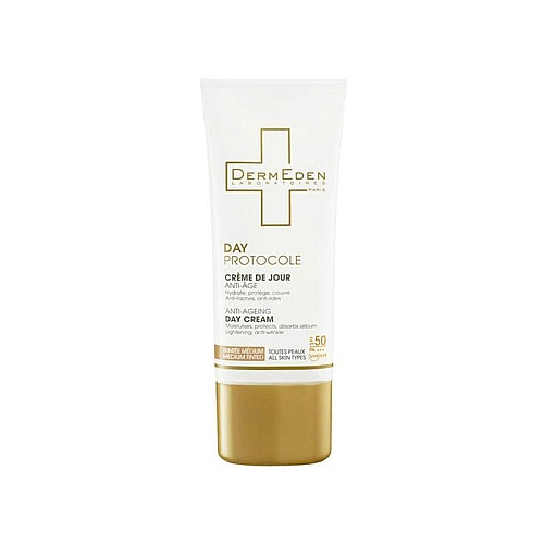 کرم روز رنگی SPF50 دی پروتوکل درمدن | ضد چروک و لیفتینگ
