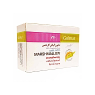 صابون گیاهی گل ختمی گلمر 90 گرم | نرم و لطیف کننده پوست
