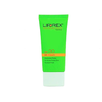 کرم ضد آفتاب رنگی لیپورکس SPF30 | ضدآفتاب ب ب مناسب پوست جوش دار 