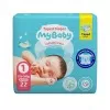پوشک مای بیبی سایز 1 | بسته 22 عددی