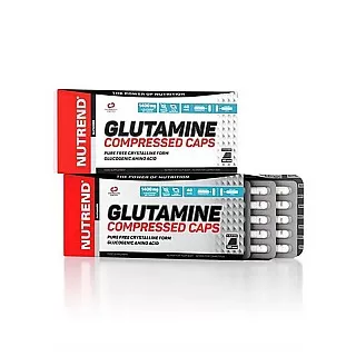 کپسول گلوتامین کمپرسد ناترند 120 عددی | افزایش ریکاوری و توانایی عضلات