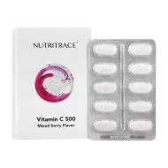 قرص جویدنی ویتامین ث 500 نوتری تریس - میکس بری