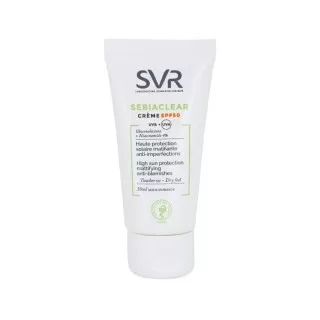کرم ضدآفتاب و ضدآکنه سبیاکلییر SPF50 اس وی آر | کرم ضد آفتاب اس وی آر
