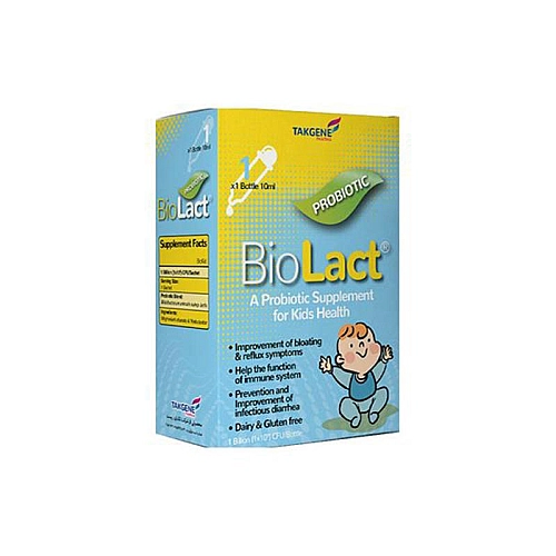 قطره ضد نفخ و کولیت نوزادان بایو لاکت قطره بایو لاکت تک ژن فارما