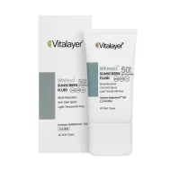 فلوئید ضد آفتاب وایت ویت ویتالیر SPF50 | ضد آفتاب، ضد لک و روشن کنندگی پوست