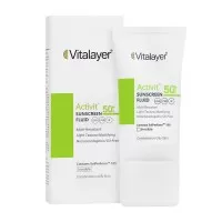 ضد آفتاب اکتی ویت ویتالیر SPF50 بی‌رنگ | مخصوص پوست چرب و دارای جوش