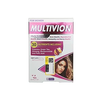 کپسول ژلاتینی مولتی ویون بانوان ویتان 30 عددی | مولتی ویتامین کامل برای زنان