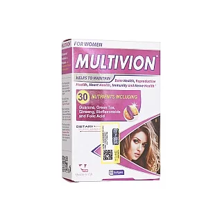 کپسول ژلاتینی مولتی ویون بانوان ویتان 30 عددی | مولتی ویتامین کامل برای زنان