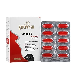 خرید و قیمت سافت ژل امگا5 زراوش
