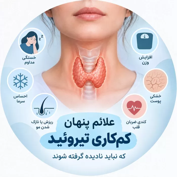 علائم پنهان کم‌کاری تیروئید که نباید نادیده گرفته شوند