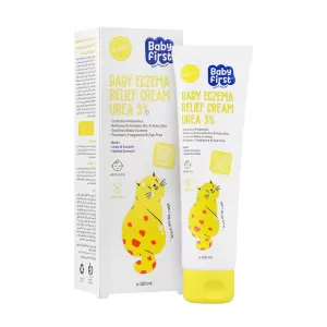 کرم نرم کننده کودک بیبی فرست | حاوی 3 درصد اوره، اوسرین و پری بیوتیک