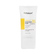 ضد افتاب ویتامین سی ویتالیر بی رنگ | شاداب کننده و ضد لک 