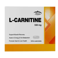 قرص ال کارنیتین کارن 500 میلی گرم 30 عددی