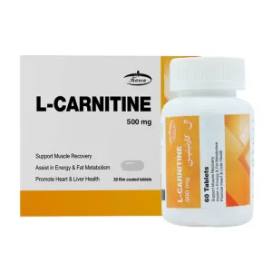 قرص ال کارنیتین کارن 500 میلی گرم | موثر در سوخت و ساز چربی ها