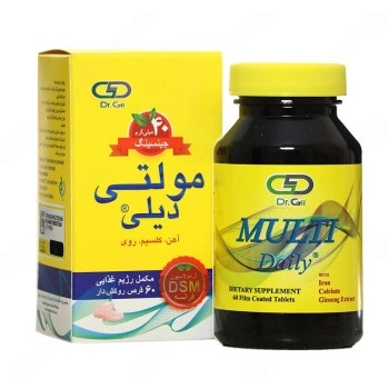 قرص مولتی دیلی دکتر گیل 60 عددی | مکمل مولتی‌ویتامین