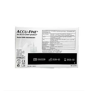 سرسوزن قلم انسولین اکو فاین 100 عددی | با طول 4 میلی متر و ضخامت 32 گیج 