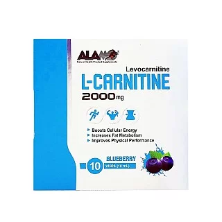 ویال خوراکی ال کارنیتین 2000 آلامو - بلوبری