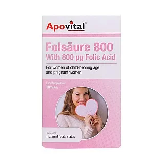 فولیک اسید 800 آپوویتال