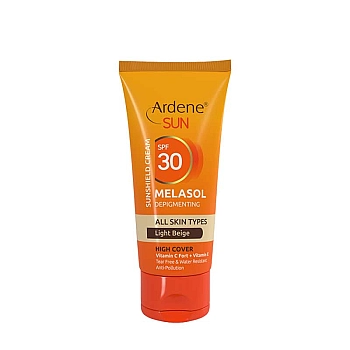 کرم ضد آفتاب ملاسول بژ روشن SPF30 آردن | با خاصیت ضد لک برای انواع پوست