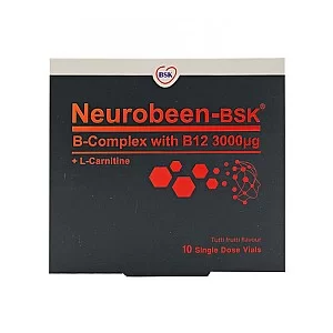 ویال نوروبین 3000 بی اس کی | حاوی ب کمپلکس و کارنیتین برای افزایش انرژی بدن